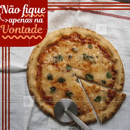 posts, legendas e frases de pizzaria para whatsapp, instagram e facebook: Deu vontade? Vem provar aquela pizza inesquecível! ?? #hamburguer #delicia #ahazou #bandbeauty
