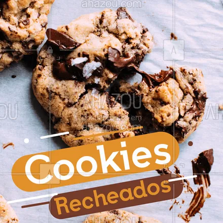 posts, legendas e frases de doces, salgados & festas para whatsapp, instagram e facebook: Aproveite para fazer o seu pedido! #gastronomia #ahazou #cookies #ahazoutaste #doces 
