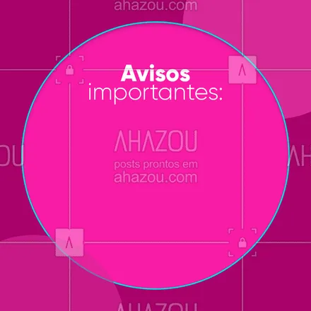 posts, legendas e frases de posts para todos para whatsapp, instagram e facebook: Comunicado importante para os nossos clientes! #ahazou #comunicado #avisos #ahazou #colorahz