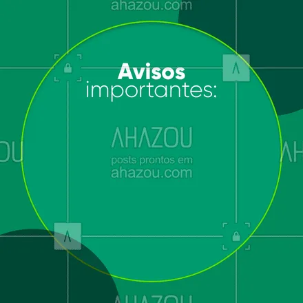 posts, legendas e frases de posts para todos para whatsapp, instagram e facebook: Comunicado importante para os nossos clientes! #ahazou #comunicado #avisos #ahazou #colorahz
