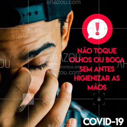 posts, legendas e frases de posts para todos para whatsapp, instagram e facebook: Evitar tocar o seu rosto é apenas uma das questões que as pessoas precisam observar no seu dia a dia. Há outras recomendações da OMS para evitar o contágio do novo coronavírus. Veja abaixo as principais delas:

- Lave suas mãos regularmente
Se parar de tocar o rosto é importante, mais importante ainda é garantir que as mãos estejam higienizadas de maneira adequada. Além de usar bastante sabão e água corrente, é necessário esfrega-las por ao menos 20 segundos, diz a OMS. Vale, ainda, usar gotas de álcool gel para eliminar qualquer traço do vírus das suas mãos.

Preste atenção nos dedos e não deixe de incluir os punhos. Não se sabe quanto tempo o vírus é capaz de sobreviver em uma superfície. Portanto, leve essa dica muito a sério.

- Cuidado ao tossir ou espirrar
A pessoa infectada espalha o vírus por meio daquilo que ela expele. Então, uma dica fundamental é cobrir a boca e o nariz ao espirrar ou tossir. De acordo com a OMS, a melhor forma de fazer isso é com lenços descartáveis, que devem ser jogados no lixo assim que utilizados. Se isso não for possível, dobre o braço e espirre no seu cotovelo.

- Mantenha distância das pessoas
Lidar com o novo coronavírus se tornou a desculpa perfeita para que os antissociais se mantenham distantes dos colegas de trabalho e familiares: a OMS recomenda que as pessoas não ultrapassem o limite de um metro de distância umas das outras. Essa é a distância que os líquidos expelidos em um espirro podem atingir.

⚠ - Ao notar os sintomas, busque ajuda médica imediatamente. ??

#COVID-19 #coronavírus #corona #prevenção #ahazousaúde
