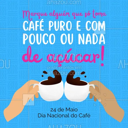 posts, legendas e frases de cafés para whatsapp, instagram e facebook: Sabe aquela pessoa que toma café na raça? Marca ela aqui! 😂👇🏻☕
#diadocafé #ahazoutaste #café  #cafeteria  #coffeelife  #coffee 