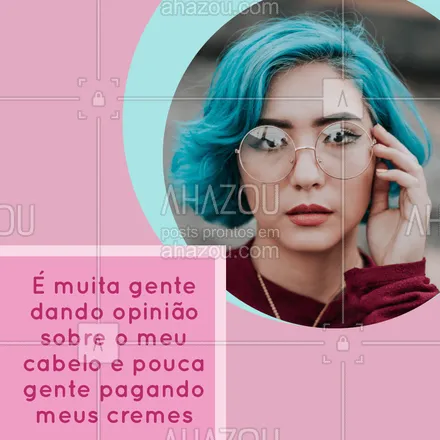 posts, legendas e frases de cabelo para whatsapp, instagram e facebook: Engraçado né? ? hahaha #cabelos #ahazou  #engraçado