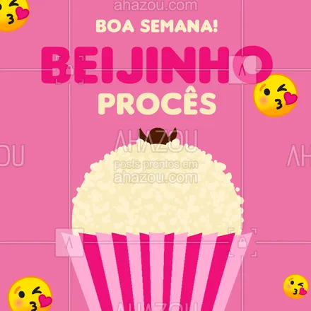 posts, legendas e frases de doces, salgados & festas para whatsapp, instagram e facebook: Quem aí ama um beijinho? ? #beijinho #ahazoutaste #doce #doceria