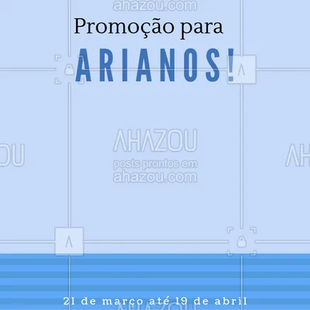 posts, legendas e frases de posts para todos para whatsapp, instagram e facebook: É ariano? Essa promoção é pra você, não perca! ? #promoçao #aries #ahazou  #ariano #signo