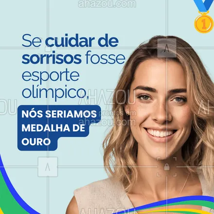 posts, legendas e frases de assuntos variados de Saúde e Bem-Estar para whatsapp, instagram e facebook: Venha ver como transformamos sorrisos e deixamos sua autoestima digna de um campeão. 🥇

 Agende sua consulta e sorria com a gente! ✨

#AhazouSaude #bemestar #cuidese #qualidadedevida #saude #viverbem #olímpiasas2024