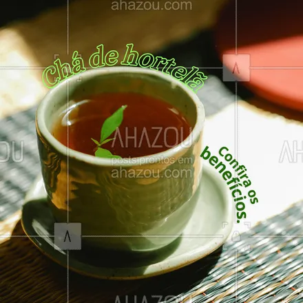 posts, legendas e frases de cafés para whatsapp, instagram e facebook: O chá de hortelã é delicioso e muito amado.
Confira seus benefícios e comece a tomar diariamente:
- Ajuda na digestão.
- Reduz flatulências.
- Alivia tosse e congestão nasal.
- Melhora a memória.
Aproveite os benefícios.
#ahazoutaste #cha #beneficios #chaquente  #cafeteria  #café 