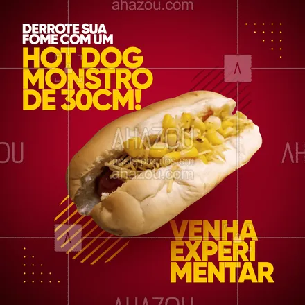 posts, legendas e frases de hot dog  para whatsapp, instagram e facebook: O melhor hot dog para acabar com a sua fome está aqui! Marca o seu amigo e bora pedir um dogão. #ahazoutaste #cachorroquente  #food  #hotdog  #hotdoggourmet  #hotdoglovers 