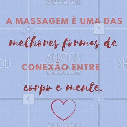 posts, legendas e frases de massoterapia para whatsapp, instagram e facebook: E você, já agendou a sua? #massagem #ahazou #bemestar