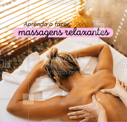 posts, legendas e frases de massoterapia para whatsapp, instagram e facebook: Entre em contato conosco através do contato (xx) xxxxx-xxxx e matricule-se já. #AhazouSaude #massagem  #massoterapeuta  #massoterapia  #relax #relaxante