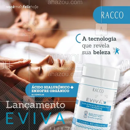 posts, legendas e frases de racco para whatsapp, instagram e facebook: #IOS Eviva contém ácido #hialurônico + #enxofre orgânico, ativos que revelam a sua #beleza, aumentando a elasticidade, tornando a derme mais hidratada desacelerando a aparência de idade. O enxofre orgânico é um #mineral que ajuda na produção de colágeno, trazendo mais elasticidade e firmeza à pele pois atua na reparação e reconstrução de tecidos e células. #ahazouracco #ahazourevenda