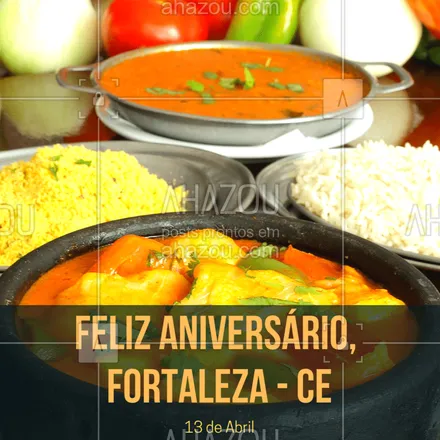 posts, legendas e frases de assuntos variados de gastronomia para whatsapp, instagram e facebook: Parabéns cidade linda! ??
#ahazoutaste #felizaniversario #fortaleza #ceara