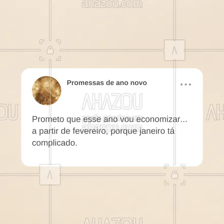 posts, legendas e frases de posts para todos para whatsapp, instagram e facebook: 💸 Janeiro chegou com a conta zerada e as promessas adiadas. Mas fevereiro tá logo aí, né? Quem mais já começou o ano assim? 😂
#AnoNovoVelhosHábitos #PromessasDeFevereiro #EconomizarDepois#ahazou #meme #humor #engraçado #promessasdeanonovo 