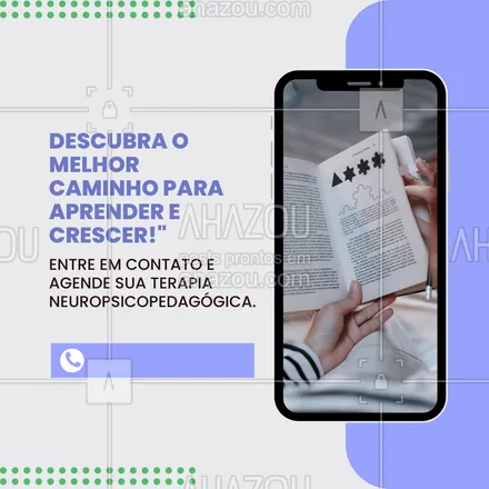 posts, legendas e frases de saúde mental para whatsapp, instagram e facebook: 📚💡 "A jornada do aprendizado é única para cada pessoa, e a Terapia Neuropsicopedagógica é a bússola que pode ajudar a encontrar o melhor caminho.
💬 Vamos começar? Entre em contato e saiba mais sobre como podemos ajudar. #AhazouSaude #saudemental #viverbem #qualidadedevida #terapia #terapianeuropsicopedagógica