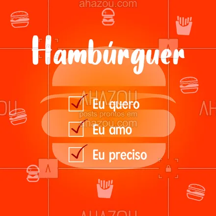 posts, legendas e frases de hamburguer para whatsapp, instagram e facebook: Nada como comer um bom lanche bem recheado e delicioso. Aproveite e se delicie dos nossos sabores e com o melhor preço. Não passe vontade.?
#hambúrguer #ahazoutaste #burger #comida