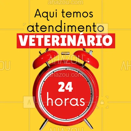 posts, legendas e frases de veterinário para whatsapp, instagram e facebook: Estamos atendendo 24 horas! #clinicaveterinaria #veterinaria #AhazouPet  #pets #atendimento24horas