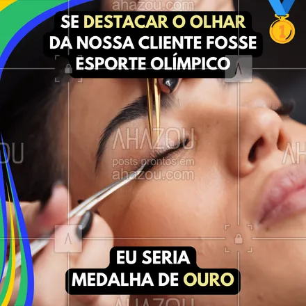 posts, legendas e frases de cílios & sobrancelhas para whatsapp, instagram e facebook: Venha descobrir o segredo de um olhar marcante e inesquecível! 

Marque seu horário e deixe que a nossa equipe que é medalha de ouro transforme o seu olhar em uma verdadeira obra de arte. Prometo que você vai adorar o resultado! 😄✨

#AhazouBeauty #beleza #cílios #lovelashes #sobrancelha #olímpiadas2024 