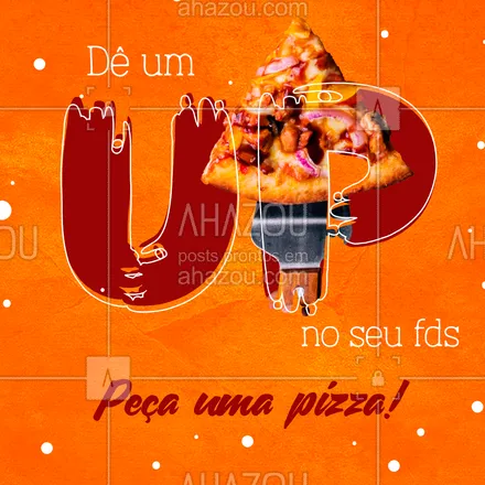 posts, legendas e frases de pizzaria para whatsapp, instagram e facebook: Fim de semana sem pizza não combina! Melhore seu fim de noite com a nossa pizza tamanho família e um refrigerante bem gelado. Entre em contato e faça seu pedido! 


#ahazoutaste #pizza  #pizzalife  #pizzalovers  #pizzaria 