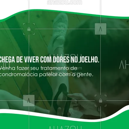 posts, legendas e frases de fisioterapia para whatsapp, instagram e facebook: Ninguém merece sofre com as terríveis dores no joelho. E aqui temos o melhor tratamento de condromalácia patelar para você ter sua qualidade de vida de volta. Entre em contato 📞 (inserir número) e agende o seu horário. #fisio #fisioterapeuta #fisioterapia #AhazouSaude #physiotherapy #qualidadedevida #saude #bemestar #viverbem #condromaláciapatelar