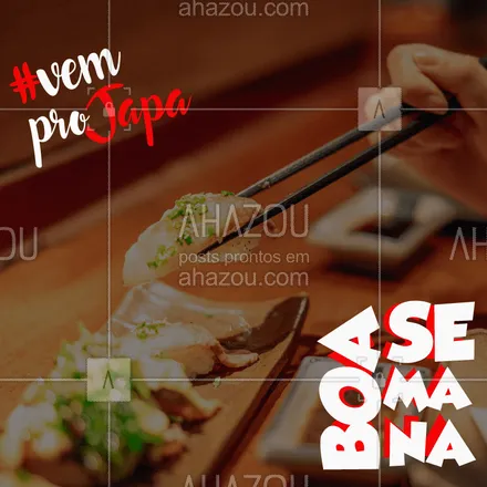 posts, legendas e frases de cozinha japonesa para whatsapp, instagram e facebook: Não existe melhor lugar para começar a semana! #vemprojapa ?

#sushi #rodizio #rodiziojapones #comidajaponesa #japanesefood #ahazou #sushifood #food #foodlover #foodporn #instafood #instagood #intajapan #temaki #niguiri #sashimi #hotroll #filadelfia #creamcheese #delicia #hummy #hashi #japao #yakisoba