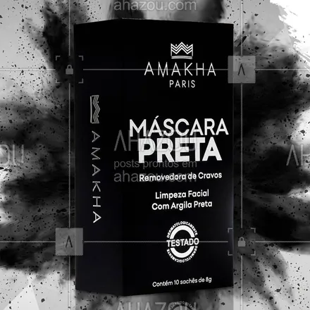 posts, legendas e frases de revendedoras, o boticário para whatsapp, instagram e facebook: Sua aliada na rotina de cuidados pessoais, remove cravos, controla a oleosidade e previne o envelhecimento. #amakha #ahazouamakha
