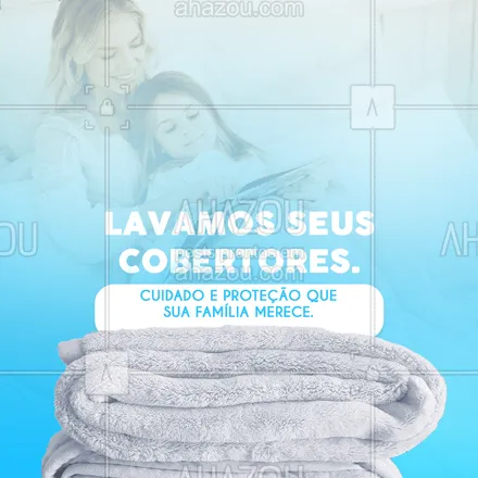 posts, legendas e frases de lavanderia para whatsapp, instagram e facebook: A higienização adequada dos cobertores é muito importante para prevenir doenças e alergias💦! Faça o melhor para sua família. Traga seus cobertores que cuidamos disso! #lavagemdecobertor #lavagemehigienizaçao #confortoepraticidade #AhazouServiços
