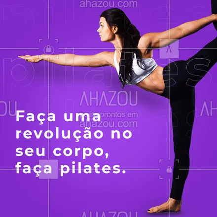 posts, legendas e frases de pilates para whatsapp, instagram e facebook: O seu corpo merece esse autocuidado! ? 
#autocuidado #revolução #AhazouSaude  #pilates #pilatesbody #pilateslovers