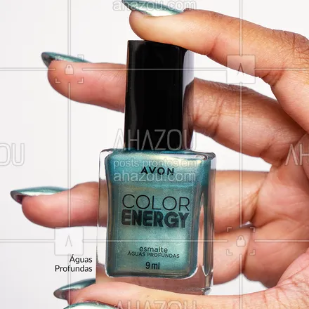 posts, legendas e frases de avon para whatsapp, instagram e facebook: Essa novidade é pra quem ama entrar nas tendências de esmaltes! 💅
A coleção Color Energy é uma edição limitada com 4 cores belíssimas de efeito perolado e acabamento de alto brilho. ✨
E além de ser 5 Free, sua fórmula fortalece e deixa as unhas mais resistentes. 💪
E aí, qual você vai usar primeiro? 💖 #ahazouavon #ahazourevenda