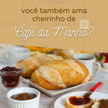 posts, legendas e frases de padaria para whatsapp, instagram e facebook: Então vai amar a nossa padaria! Temos variados cheirinhos e opções pra rechear o seu café da manhã.
#Café #ahazoutaste #Manhã #Padaria #Convite