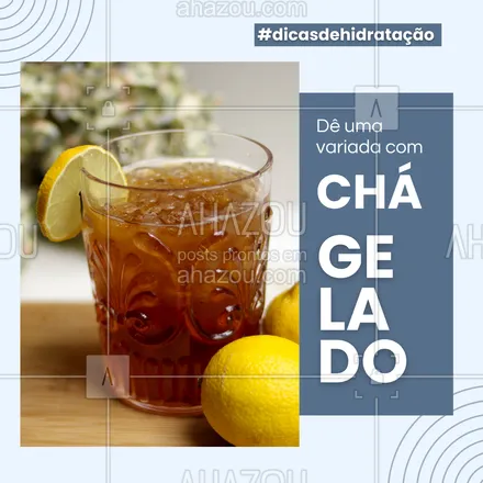 posts, legendas e frases de assuntos variados de Saúde e Bem-Estar para whatsapp, instagram e facebook: 🍵 Chá gelado, por favor!
Além de refrescantes, os chás gelados (sem açúcar!) podem ser uma ótima forma de se hidratar. Escolha sabores como hibisco ou camomila para ajudar na sua saúde e hidratação. 💧

#ahazousaude #bemestar #cuidese #qualidadedevida #saude #viverbem #dicasdehidratação #dicasparadiasquentes 