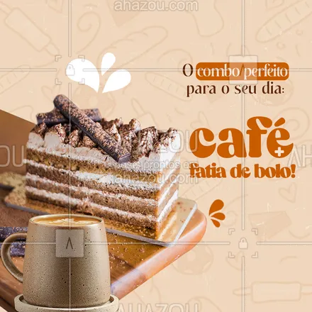 posts, legendas e frases de cafés para whatsapp, instagram e facebook: Escolha o seu bolo favorito e venha para cá tomar aquele cafézinho gostoso que você merece! 🍰☕
#ahazoutaste #barista  #cafeteria  #café  #coffee  #coffeelife 