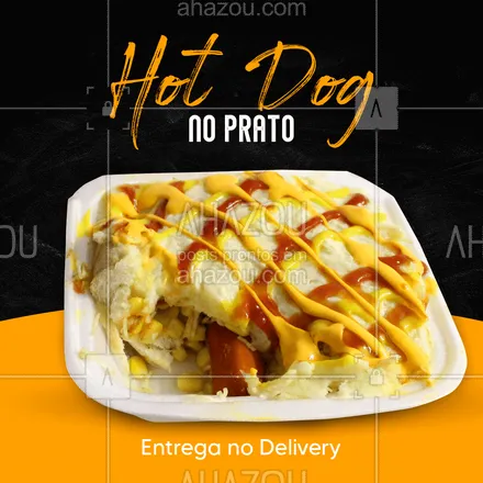 posts, legendas e frases de hot dog  para whatsapp, instagram e facebook: Pra ficar perfeito, só falta você pedir. ? #ahazoutaste  #cachorroquente #hotdog #hotdognoprato #delivery 