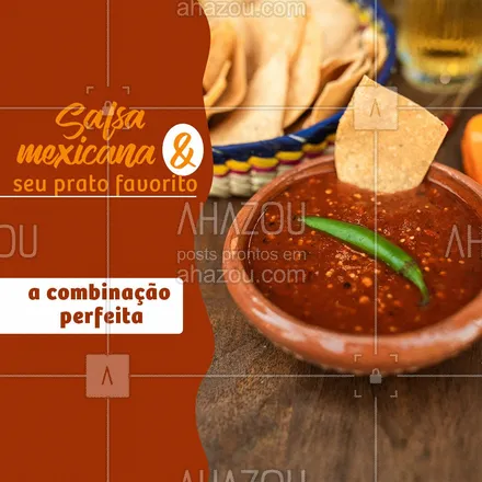 posts, legendas e frases de cozinha mexicana para whatsapp, instagram e facebook: O que você está esperando para levar essa duplinha perfeita para a sua casa? 😋
#salsamexicana #molhos #ahazoutaste #comidamexicana  #cozinhamexicana  #texmex 