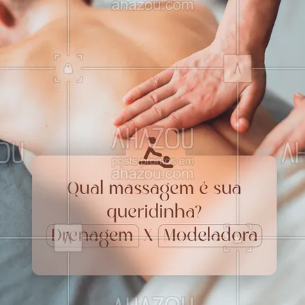 posts, legendas e frases de massoterapia para whatsapp, instagram e facebook: São as massagens mais pedidas aqui, comenta qual é a sua favorita.
Comenta aqui👇 
#AhazouSaude #enquete #massagem  #massoterapia  #massoterapeuta 