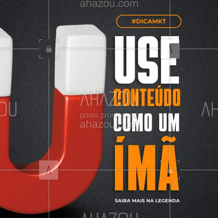 posts, legendas e frases de marketing digital para whatsapp, instagram e facebook: Marketing não é gritar “compre de mim”, é atrair as pessoas certas com o conteúdo certo.
💡 Posicione sua marca com valor: ensine, inspire, entretenha ou resolva um problema.
O conteúdo que entrega algo de verdade é o que cria conexão e confiança.
🧲 Atraia. Encante. Só depois, venda.
#marketingdeatracao #conteudodevalor #estrategiadigital