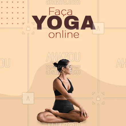 posts, legendas e frases de yoga para whatsapp, instagram e facebook: Dou aulas de Yoga na modalidade online.
Não deixe de aproveitar esta oportunidade.
Entre em contato e agende a sua.
#AhazouSaude #yogaonline #pratica  #yogainspiration  #yogalife  #meditation 