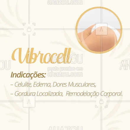 posts, legendas e frases de estética corporal para whatsapp, instagram e facebook: Agende uma avaliação e veja o poder do Vibrocell! #esteticacorporal #ahazou #vibrocell #ahzreview