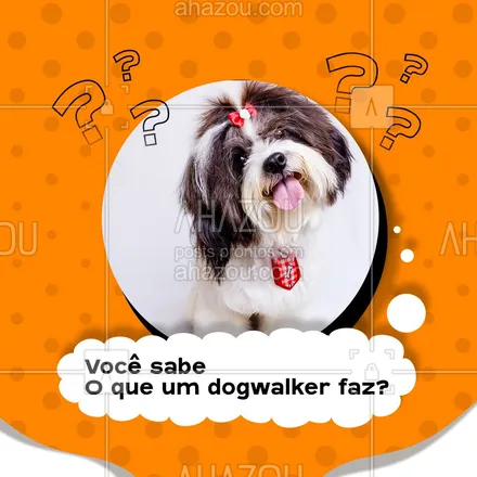 posts, legendas e frases de dog walker & petsitter para whatsapp, instagram e facebook: Os dogwalkers são profissionais responsáveis por cuidar de seu pet por um certo período em que levam-os para passear! Ou seja, os dogwalkers levam seu pet para passear quando você não tem tempo! Então que tal contratar um dogwalker para dar uma mão nos cuidados ao seu pet!? Entre em contato! ?? #AhazouPet #dogwalkersofinstagram #dogsitter #dogsofinstagram #dogwalk #dogtraining #petsitting #petsitter #dogdaycare #dogwalker #AhazouPet 