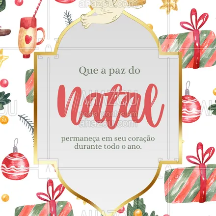 posts, legendas e frases de para whatsapp, instagram e facebook: Mais que uma celebração, o Natal é um sentimento que deve habitar nossos corações sempre. Desejo que a paz, o amor e a harmonia desta data especial te acompanhem por todos os dias! 🕊️❤️
#FelizNatal #PazDeNatal #AmorInfinito #NatalNoCoracao #Harmonia #BencaosNatalinas #FeEsperanca #NatalAbencado