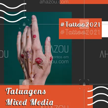 posts, legendas e frases de estúdios, tatuadores & body piercer para whatsapp, instagram e facebook: A tatuagem Mixed Media combina diferentes estilos em uma só. Ou seja, ela pode ter diferentes traços, como aquarela e pontilhismo na mesma tattoo.

As possibilidades para este tipo de tattoo são diversos.

E aí, curtiu essa tendência para 2021? Faria ou não? Comenta aqui embaixo ?


#tattoo #EstúdioDeTatuagem #TattooArtist #tatuagem  #AhazouInk 