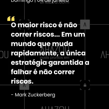 posts, legendas e frases de para whatsapp, instagram e facebook: A estagnação é o começo do fim. Ouse mudar. #markzuckerberg #meta #riscos #inovacao