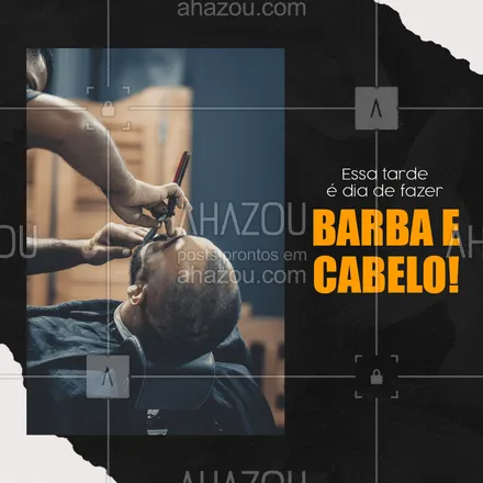 posts, legendas e frases de barbearia para whatsapp, instagram e facebook: Tardes como essa são boas para cortar o cabelo para dar aquela arejada na região do pescoço, diminuindo o calor. 
#AhazouBeauty #barba  #barbearia  #barbeiro  #barbeiromoderno  #barbeirosbrasil  #barber  #barberLife  #barberShop  #barbershop  #brasilbarbers 