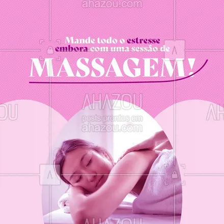 posts, legendas e frases de massoterapia para whatsapp, instagram e facebook: Que tal eliminar o estresse e levar uma vida mais leve? Venha fazer massagem!
#AhazouSaude #massagem  #massoterapeuta  #massoterapia  #quickmassage  #relax 
