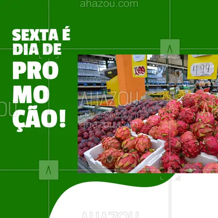 posts, legendas e frases de hortifruti para whatsapp, instagram e facebook: Sexta com hortifruti pelo melhor preço? Aqui mesmo! ? #ahazoutaste  #hortifruti #organic #qualidade #alimentacaosaudavel #vidasaudavel #mercearia #frutas #sexta #promoção #pedido