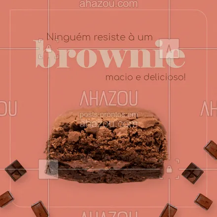 posts, legendas e frases de doces, salgados & festas, confeitaria para whatsapp, instagram e facebook: Encomende o seu agora mesmo! 🥰
#brownie #browniedechocolate #ahazoutaste  #confeitariaartesanal  #confeitaria 