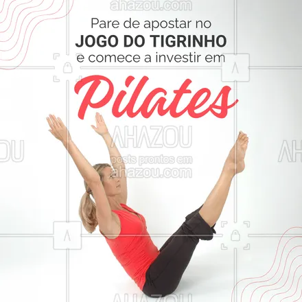 posts, legendas e frases de personal trainer para whatsapp, instagram e facebook: Troque a sorte incerta pelo cuidado diário com Pilates ✨. 

Deixe os joguinhos para trás, e venha ganhar flexibilidade, força e equilíbrio para uma vida mais saudável e plena com nossas aulas. 

#AhazouSaude #treino #personal #personaltrainer #aulas #saúde #bem-estar #pilates 
