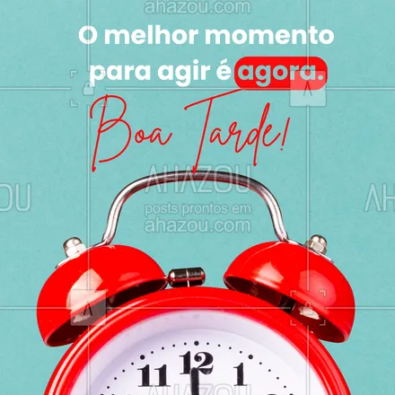 posts, legendas e frases de  para whatsapp, instagram e facebook: A tarde chegou para te lembrar que ainda há tempo de transformar o dia em algo incrível. Não adie seus planos, comece já! 💪 #boatarde #motivação #foco