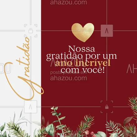 posts, legendas e frases de  para whatsapp, instagram e facebook: O Natal é tempo de agradecer — e não poderíamos deixar de agradecer a você, que esteve conosco ao longo do ano. 💫
Desejamos que sua festa seja cheia de amor, paz e boas energias!
#natal #agradecimento #gratidão #feliznatal #clientesespeciais #boasfestas #obrigado #natal #sucesso
