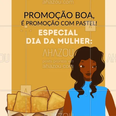 posts, legendas e frases de pastelaria  para whatsapp, instagram e facebook:  Com essa promoção, você não vai resistir! #ahazoutaste #amopastel  #pastel  #pastelaria 