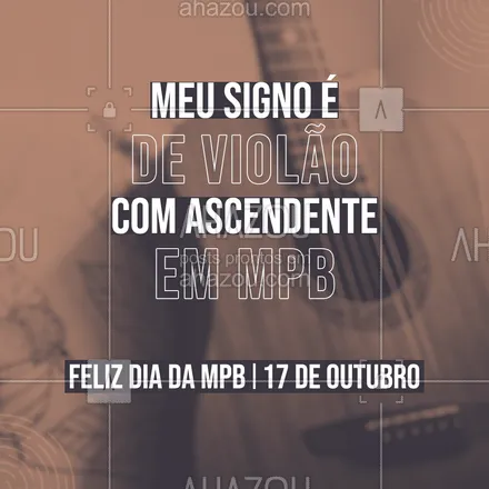 posts, legendas e frases de música & instrumentos para whatsapp, instagram e facebook: Feliz dia da Música Popular Brasileiro para todos os músicos do nosso Brasil. #AhazouEdu #MPB #diadaMPB  #música